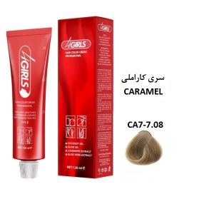 رنگ مو فورگرلز CA7 بلوند کاراملی متوسط 120 میلی لیتر