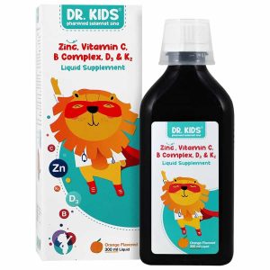 شربت زینک و مولتی ویتامین دکتر کیدز (DR. KIDS) 300 میلی لیتر