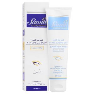 کرم نرم کننده حاوی اوسرین و اوره ۱۰% ثمین مناسب پوستهای خشک و آسیب دیده ۱۰۰ میلی لیتر