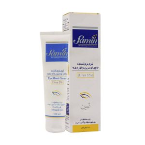 کرم نرم کننده حاوی اوسرین و اوره ۵% ثمین مناسب پوستهای خشک و آسیب دیده ۱۰۰ میلی لیتر