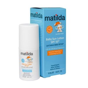 لوسیون ضد آفتاب کودک SPF50 ماتیلدا ۵۰ میلی لیتر
