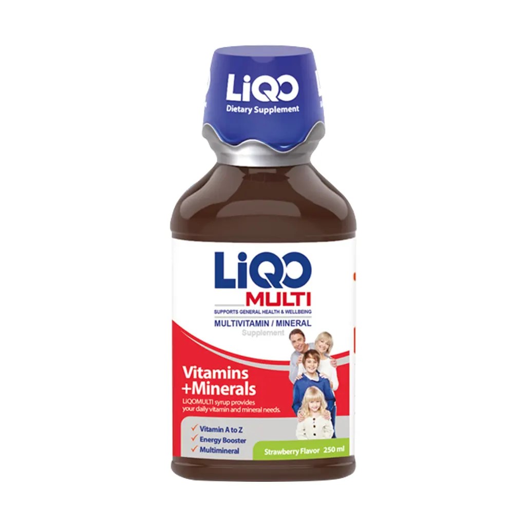 شربت لیکو مولتی (LIQO MULTI) با طعم توت فرنگی 250 میلی لیتر