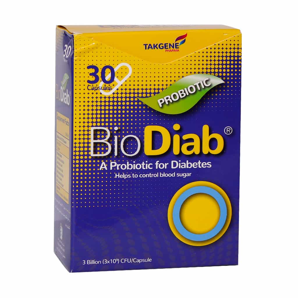 کپسول بایو دایاب تک ژن فارما ۳۰ عددی