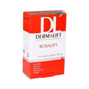 شوینده غیر صابونی شفاف رزالیفت درمالیفت مناسب پوست های حساس و آسیب دیده ۱۰۰ گرم