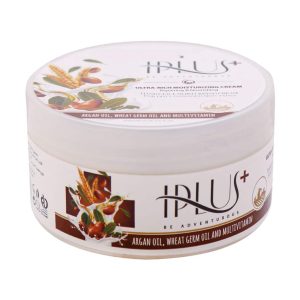 کرم مرطوب کننده قوی آی پلاس (IPLUS) حاوی روغن آرگان مناسب پوست های خشک و آسیب دیده 200 گرم