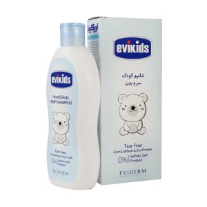 شامپو سر و بدن کودک اویکیدز (EviKids) اویدرم ۲۰۰ میلی لیتر