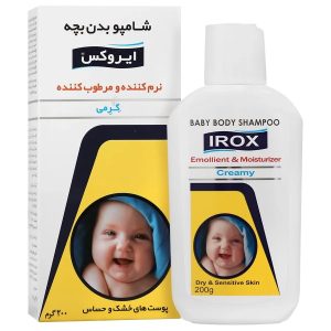 شامپو بدن کرمی بچه ایروکس (نرم کننده و مرطوب کننده) ۲۰۰ گرمی