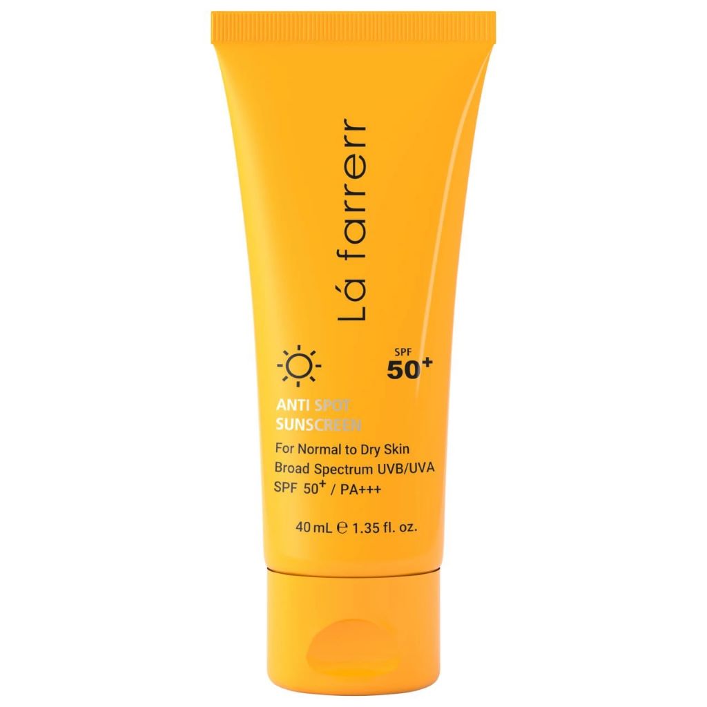 کرم ضد آفتاب و ضد لک بی رنگ SPF50 پوست خشک لافارر ۴۰ میلی لیتر - تصویر 2