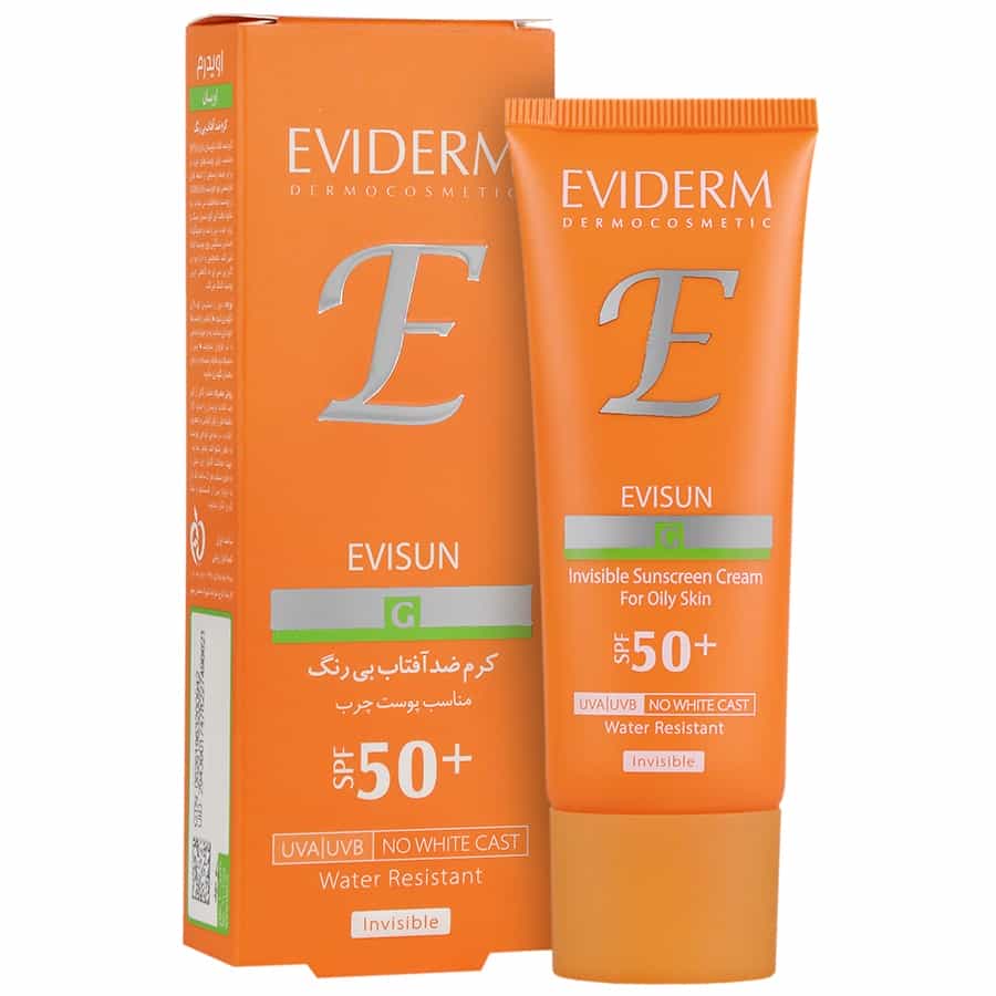 کرم ضد آفتاب بی رنگ اوی سان اویدرم با SPF50 پوست چرب ۴۰ میلی لیتر