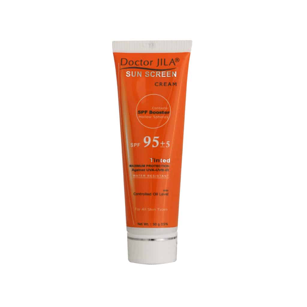 کرم ضد آفتاب رنگی دکتر ژیلا SPF95+5 مناسب انواع پوست ۵۰ گرم - تصویر 3