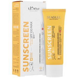 کرم ضد آفتاب فاقد رنگ سی گل با SPF100 مناسب انواع پوست ۵۰ میلی لیتر