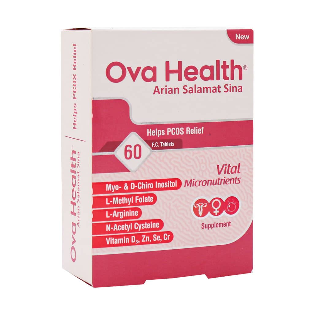 قرص اوا هلث (OVA HEALTH) آرین سلامت سینا 60 عددی