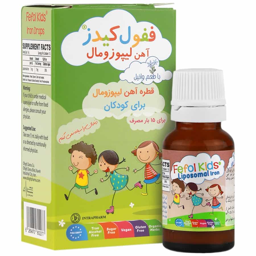 ففول کیدز اینترافارم (قطره آهن کودکان) 15 میلی لیتر