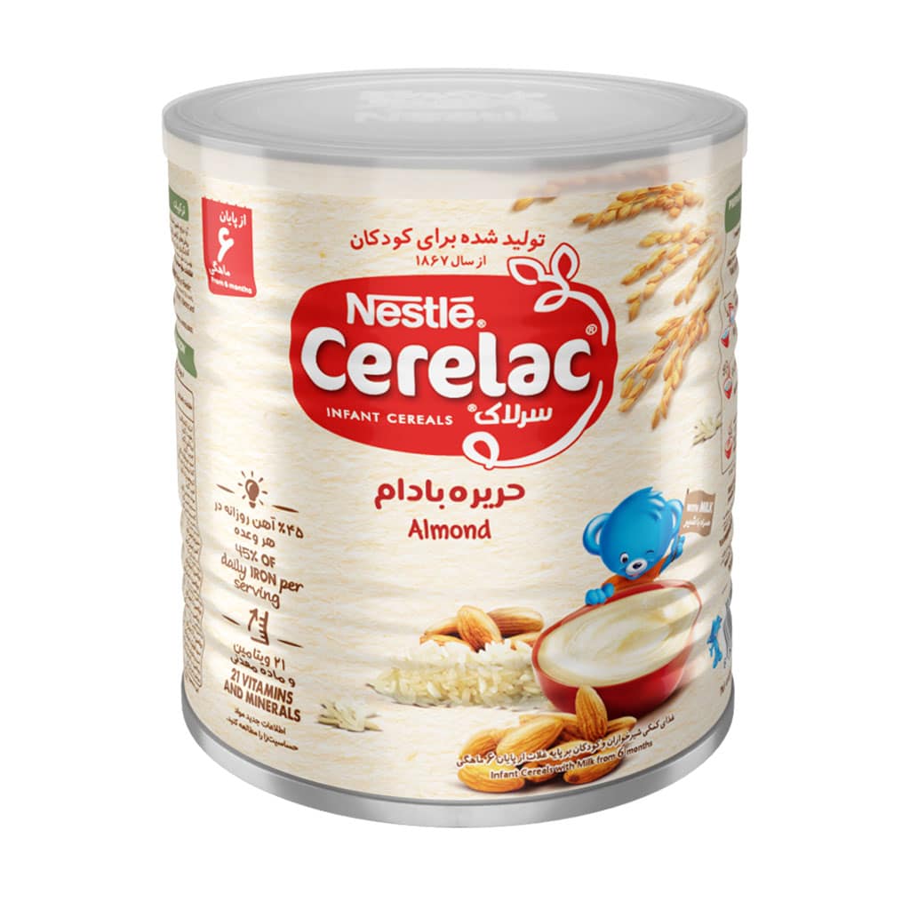سرلاک حریره بادام به همراه شیر نستله ۴۰۰ گرم