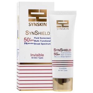 فلوئید ضد آفتاب (بی رنگ) SPF50 ساین شیلد ساین اسکین مناسب انواع پوست ۵۰ گرم