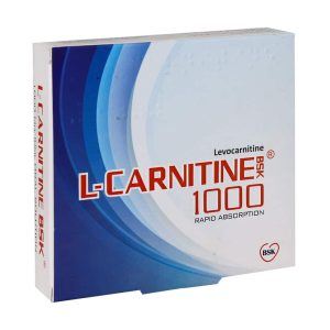 محلول خوراکی ال کارنیتین ۱۰۰۰ میلی گرم بی اس کی ۱۰ عددی